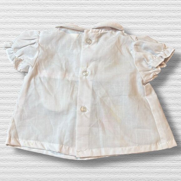 Vintage Tuff Cookies Dress With Ballon Appliqué Size 0-6 Months - Picture 2 of 5